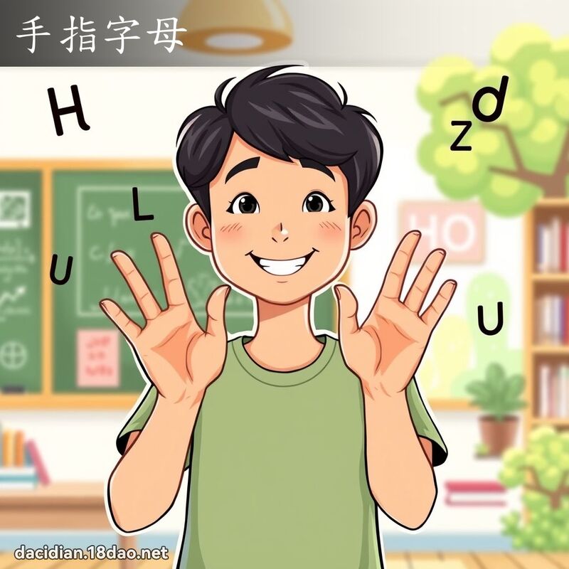 手指字母 - 國語大辭典配圖