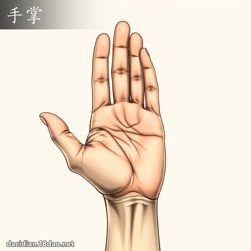 手掌 - 國語大辭典配圖