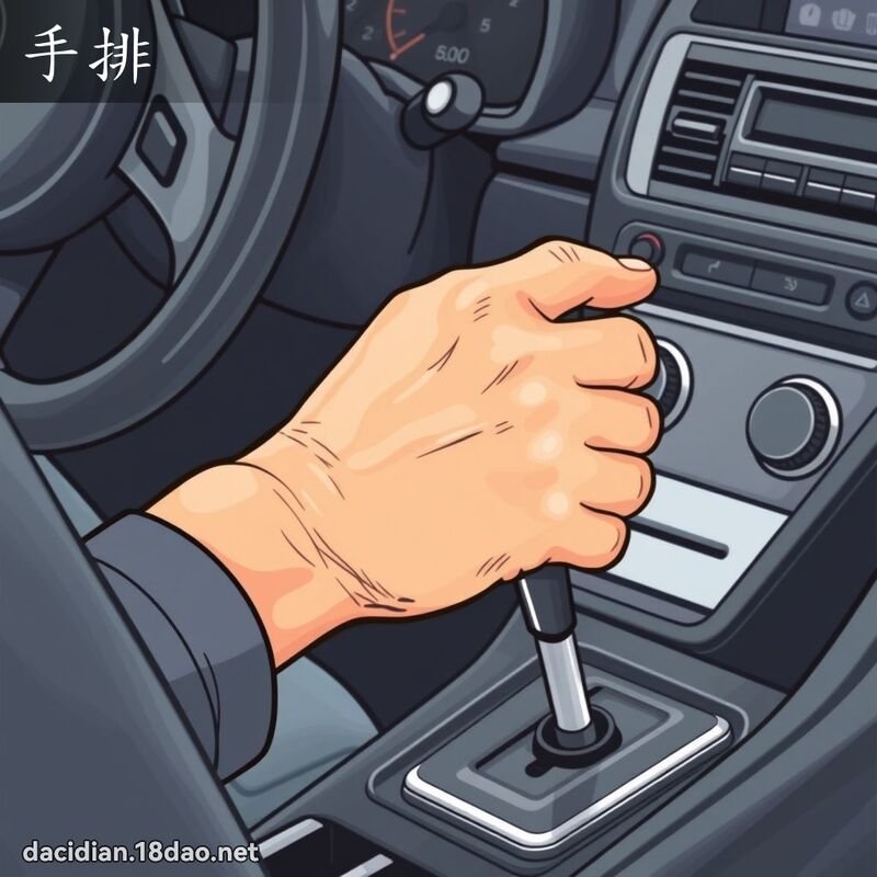手排 - 國語大辭典配圖