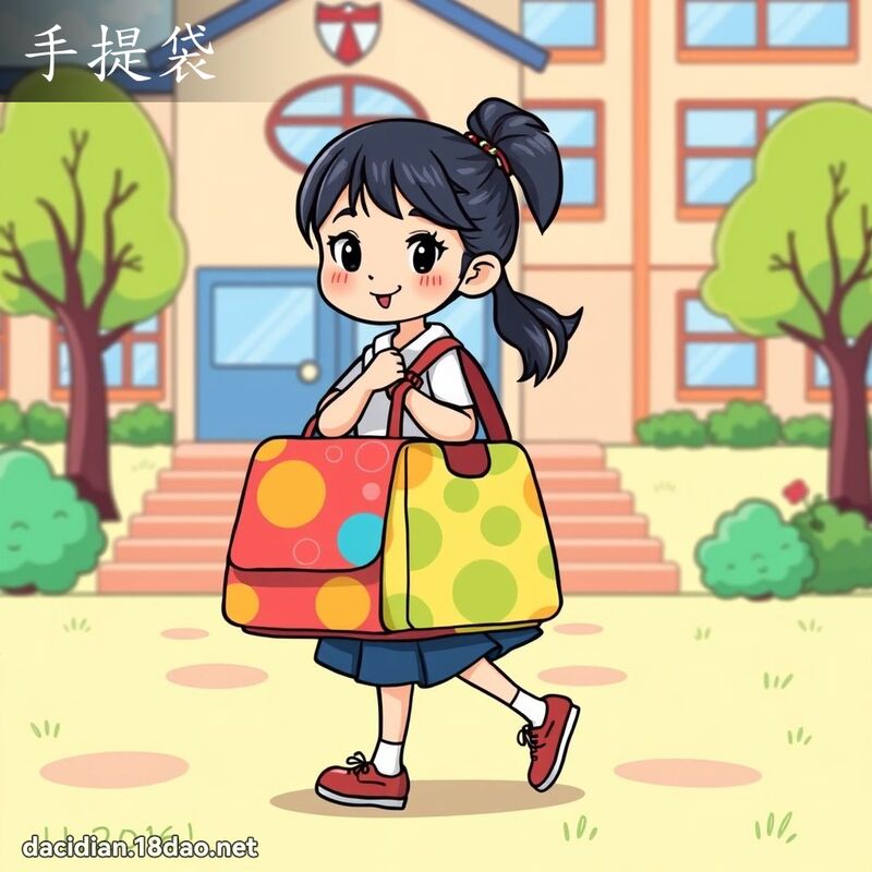 手提袋 - 國語大辭典配圖