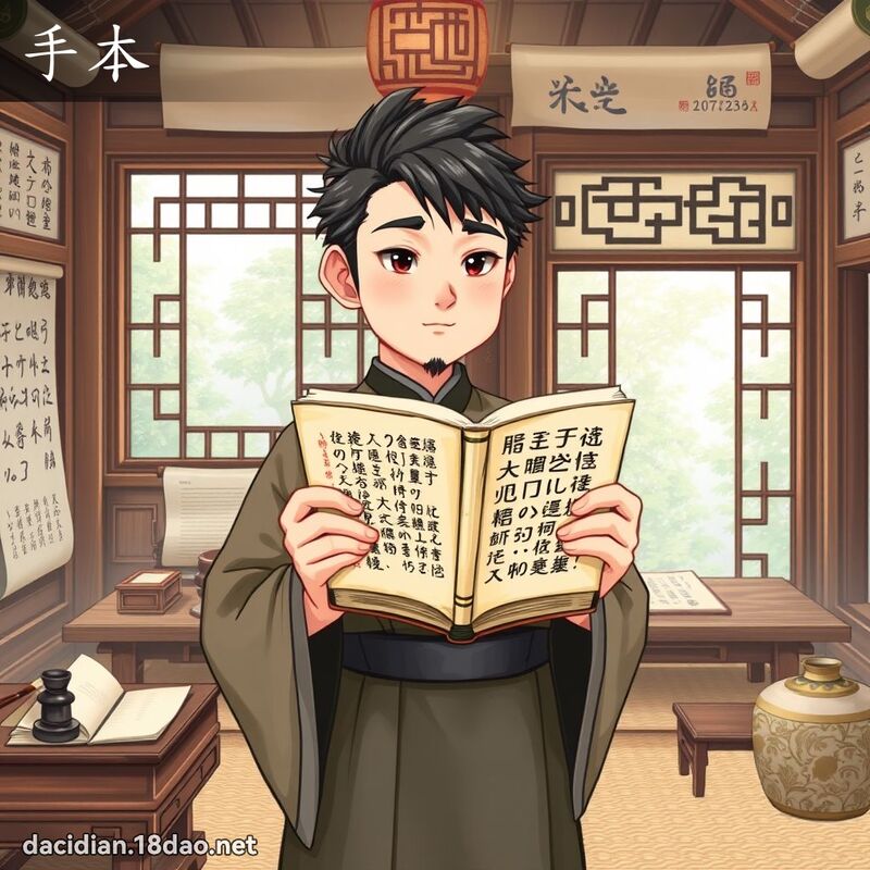 手本 - 國語大辭典配圖