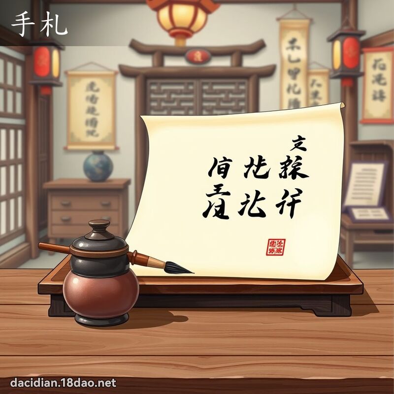 手札 - 國語大辭典配圖