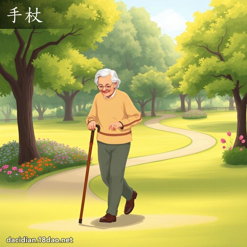 手杖 - 國語大辭典配圖