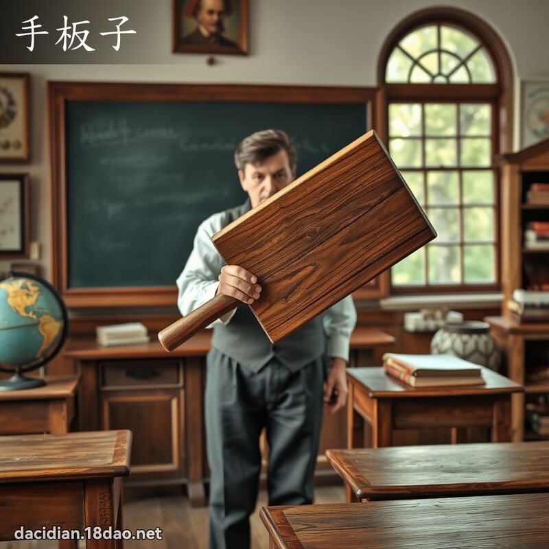手板子 - 國語大辭典配圖