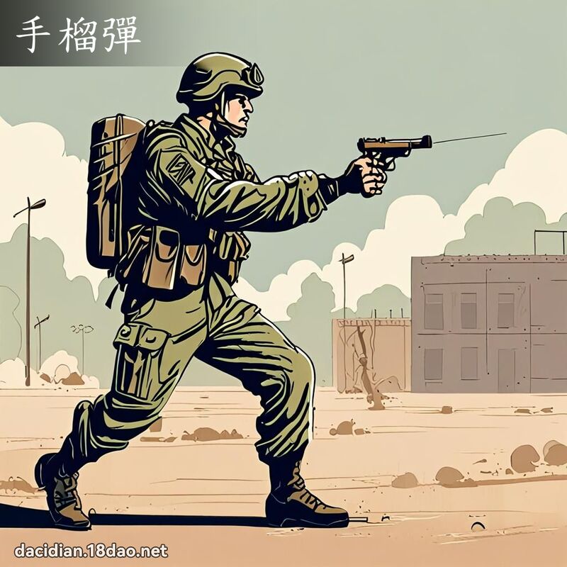 手榴弹 - 国语大辞典配图