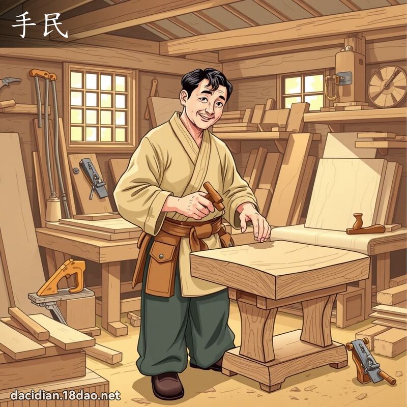 手民 - 國語大辭典配圖
