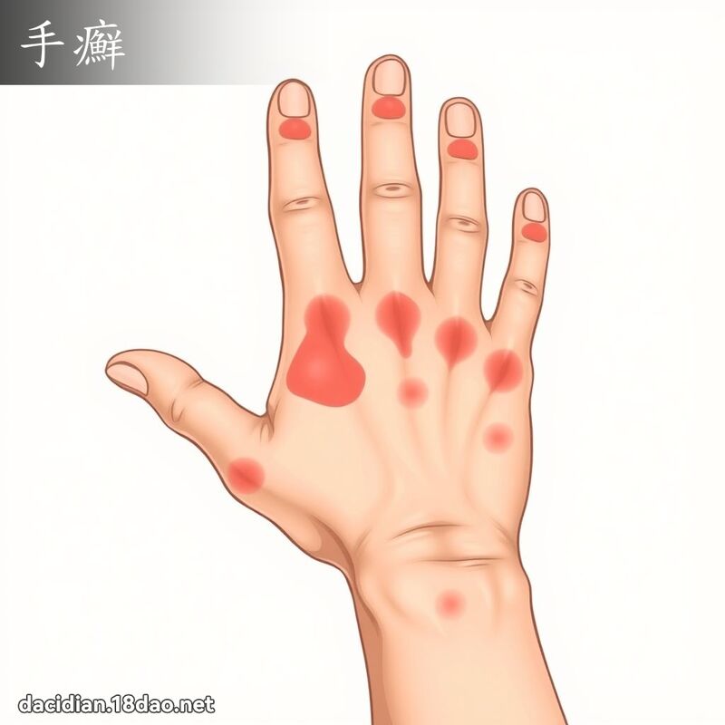 手癣 - 国语大辞典配图