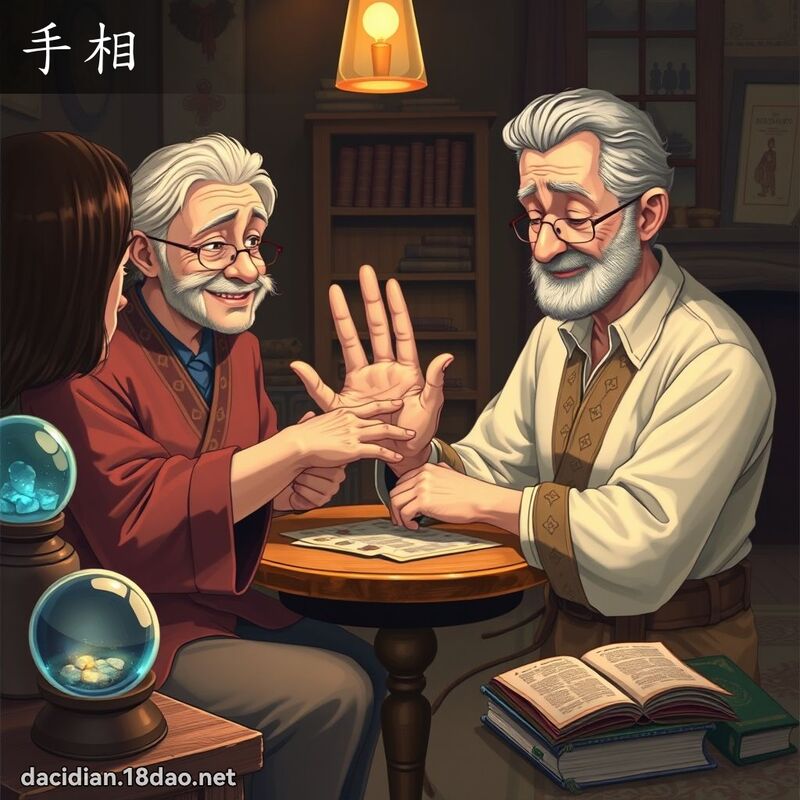 手相 - 國語大辭典配圖