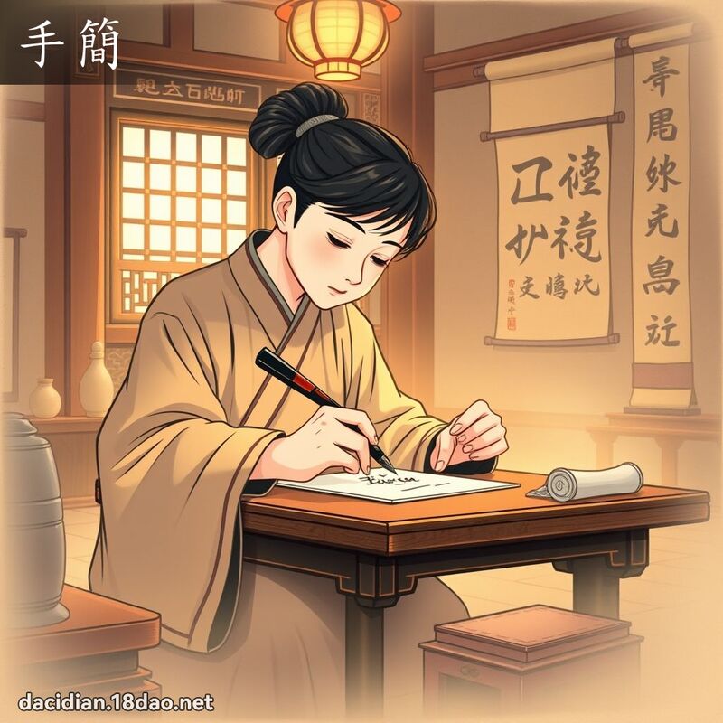 手简 - 国语大辞典配图