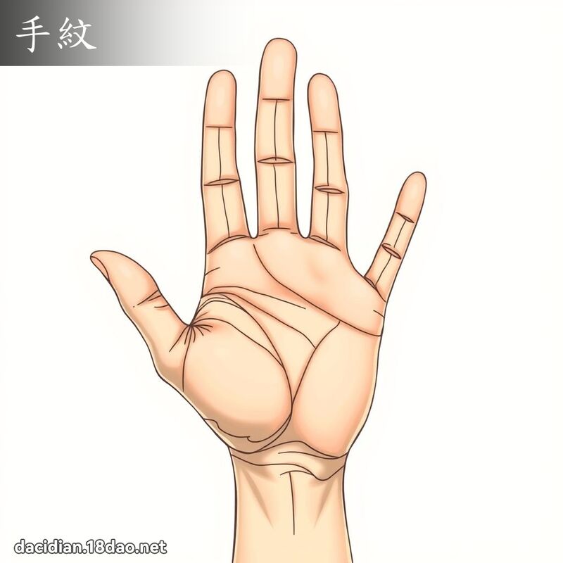 手紋 - 國語大辭典配圖