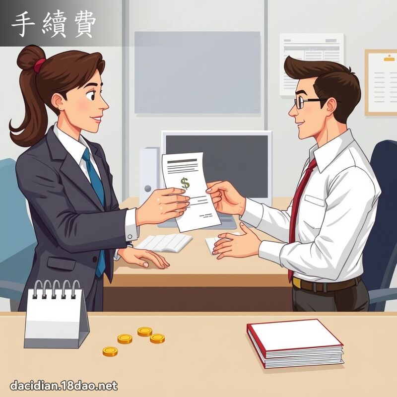手续费 - 国语大辞典配图