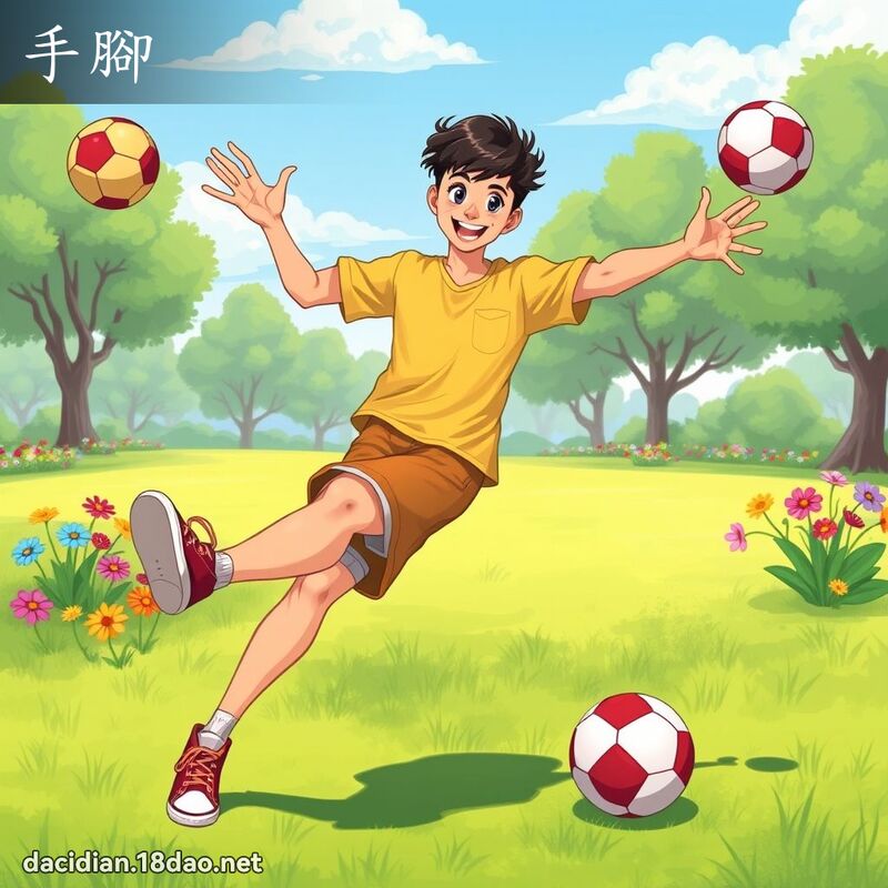 手腳 - 國語大辭典配圖