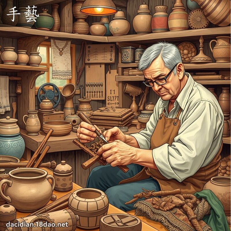 手艺 - 国语大辞典配图
