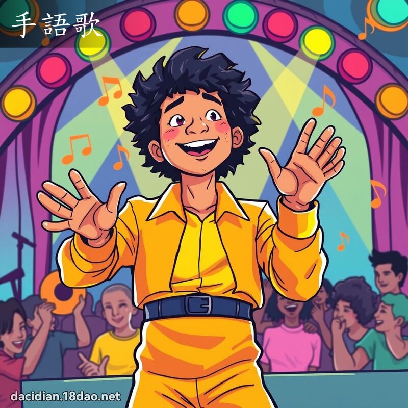 手語歌 - 國語大辭典配圖