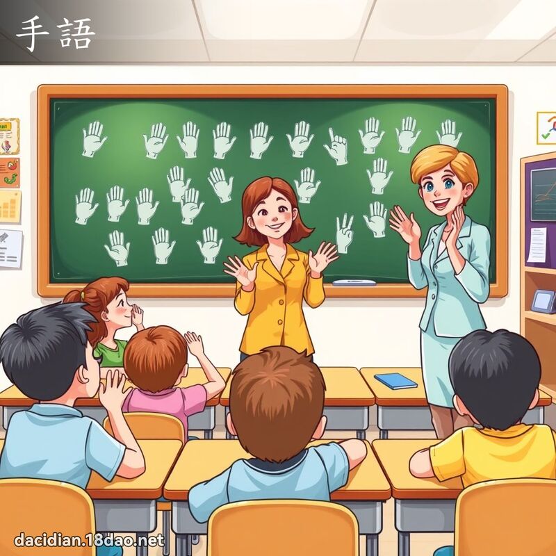 手語 - 國語大辭典配圖