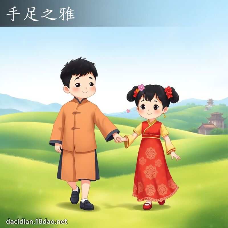 手足之雅 - 国语大辞典配图