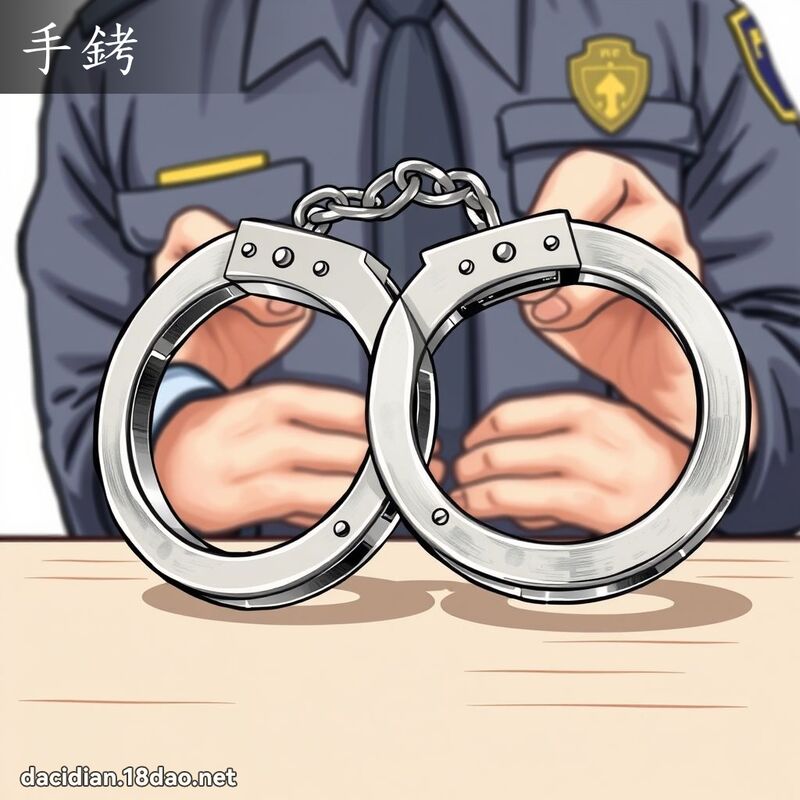 手銬 - 國語大辭典配圖