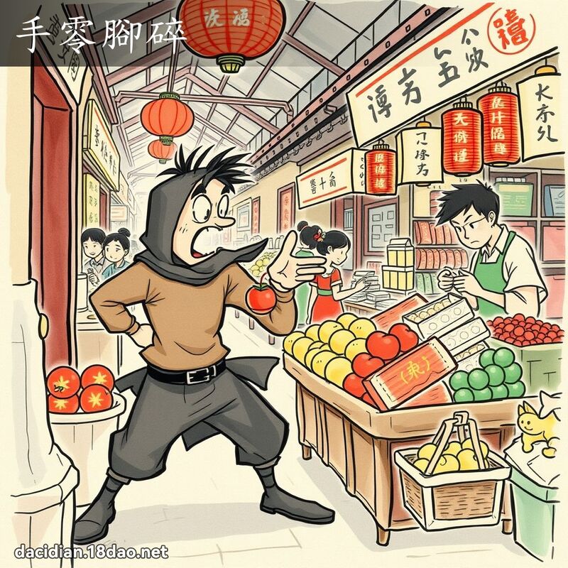 手零腳碎 - 國語大辭典配圖