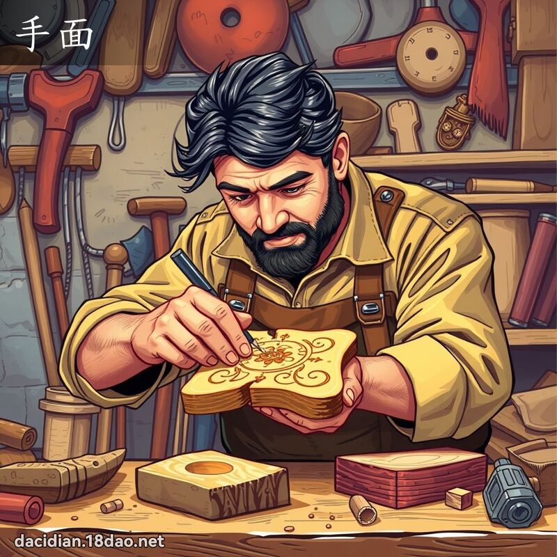 手面 - 國語大辭典配圖