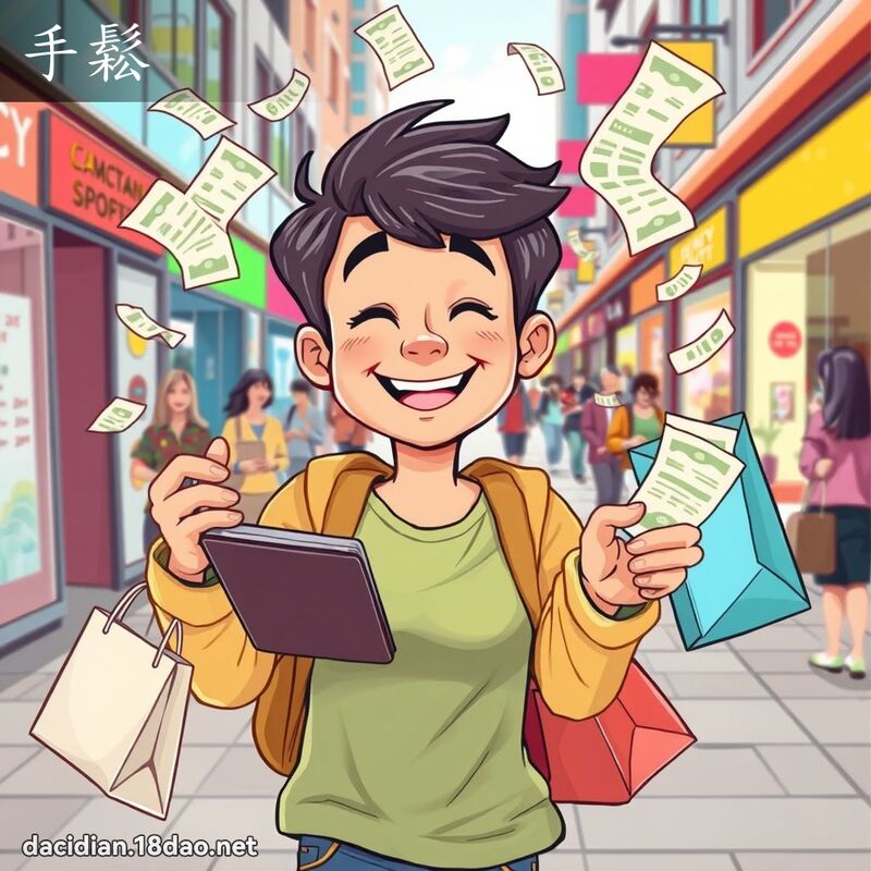 手鬆 - 國語大辭典配圖