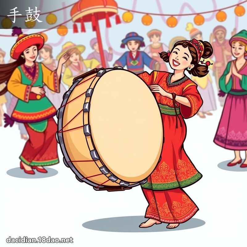 手鼓 - 国语大辞典配图