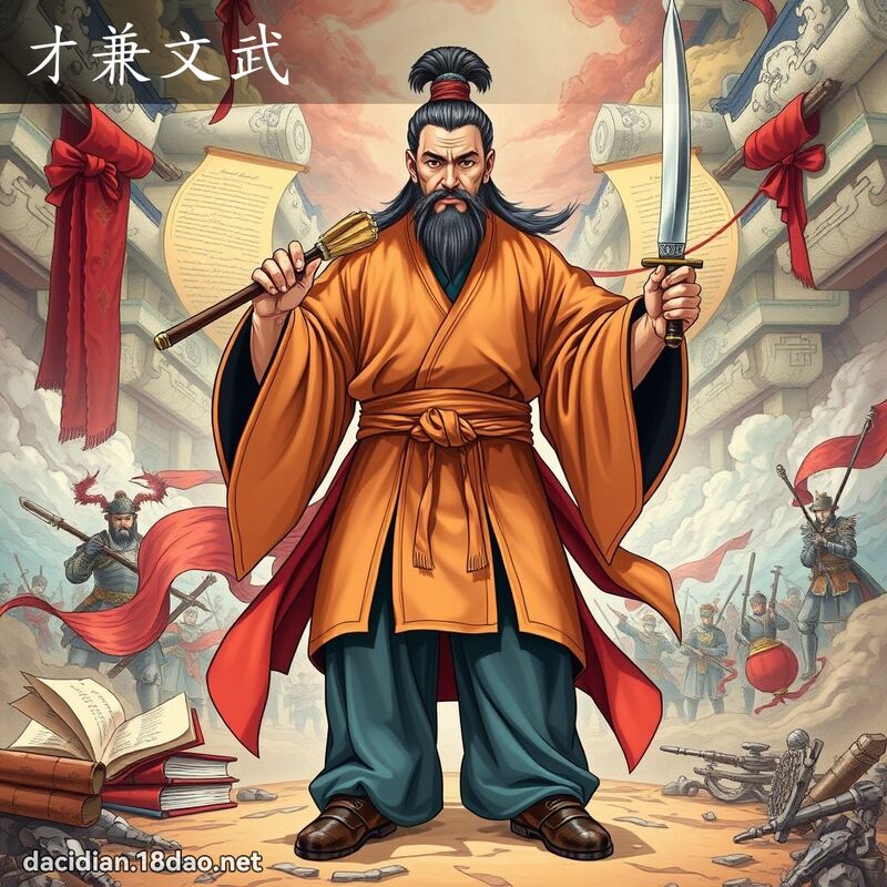 才兼文武 - 國語大辭典配圖