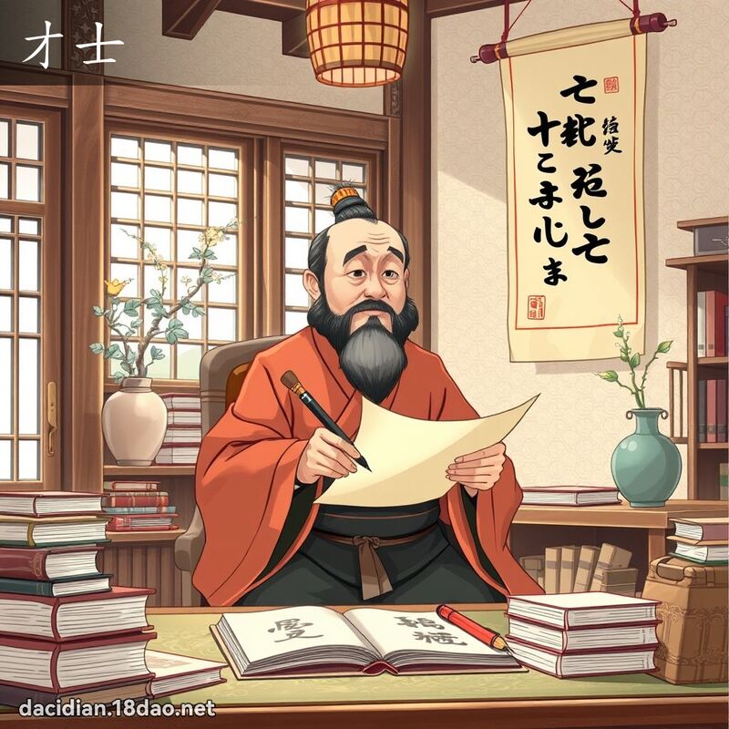 才士 - 国语大辞典配图