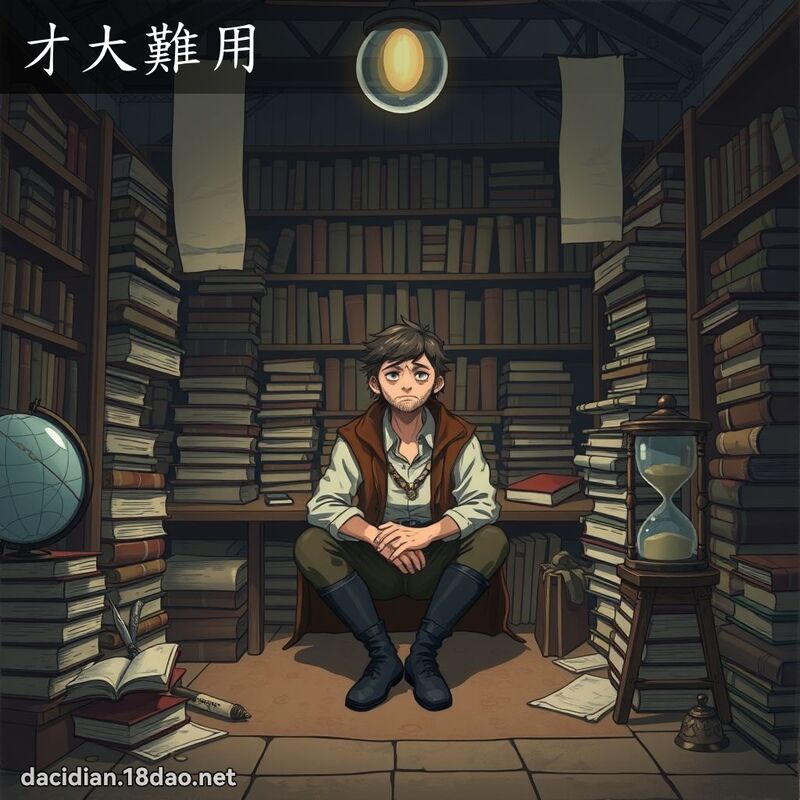 才大难用 - 国语大辞典配图