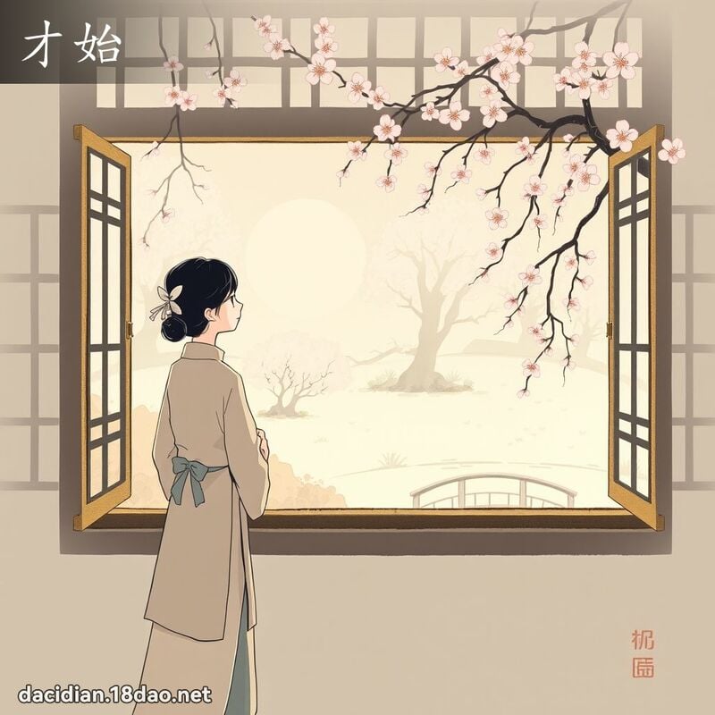 才始 - 國語大辭典配圖