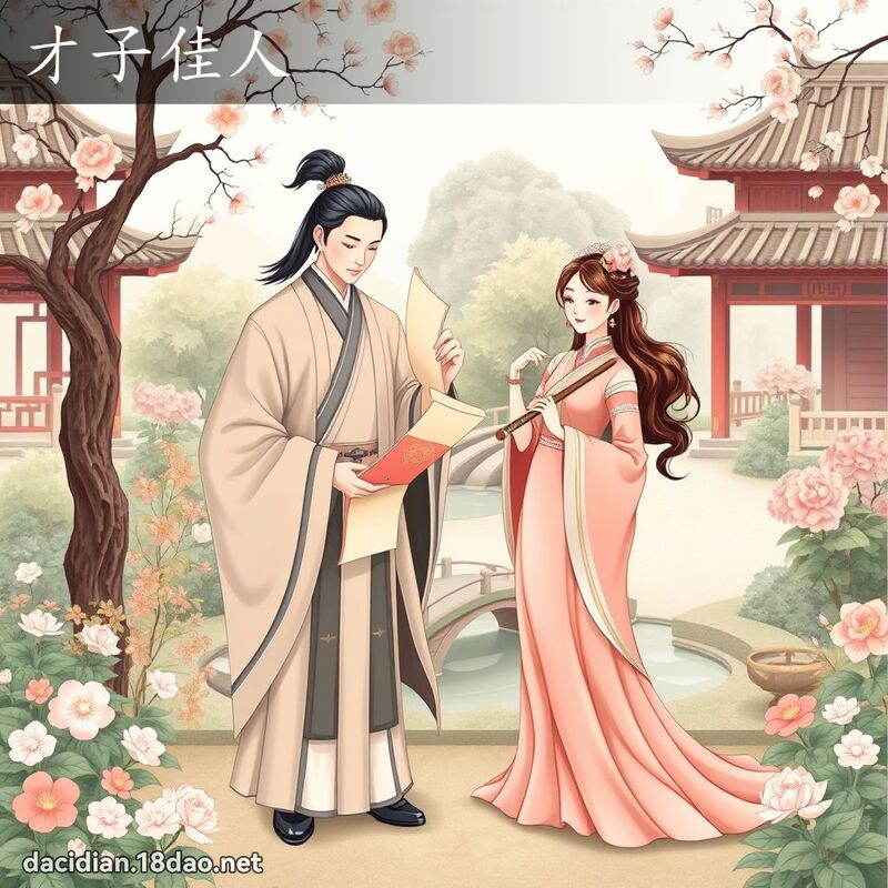 才子佳人 - 國語大辭典配圖