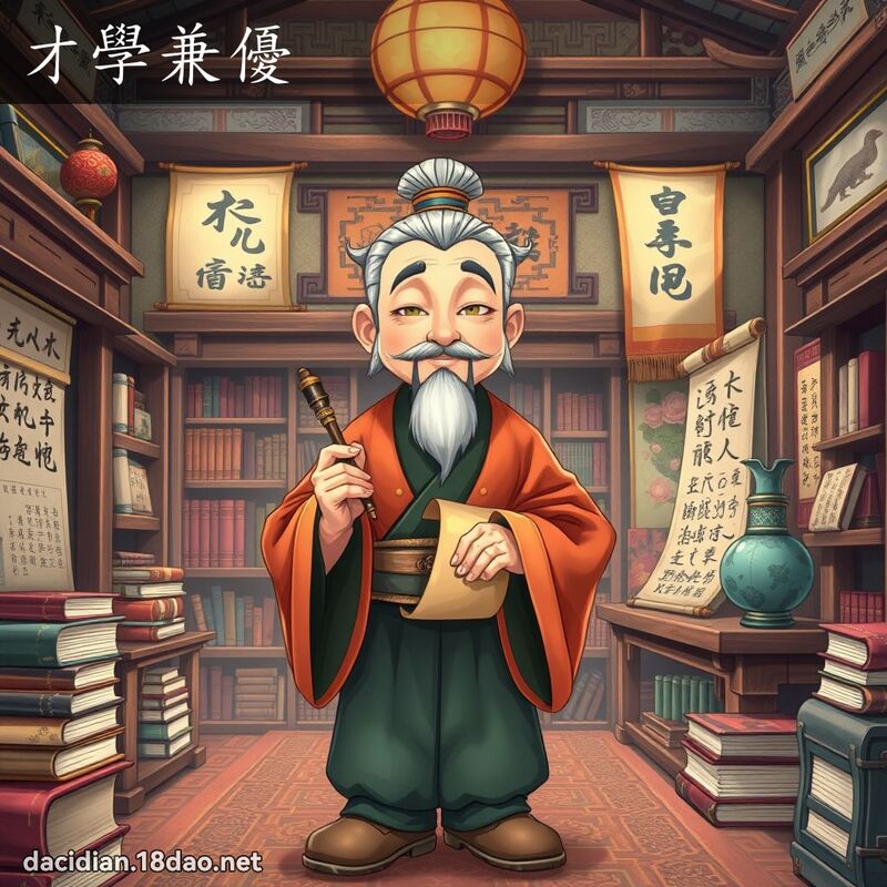 才學兼優 - 國語大辭典配圖