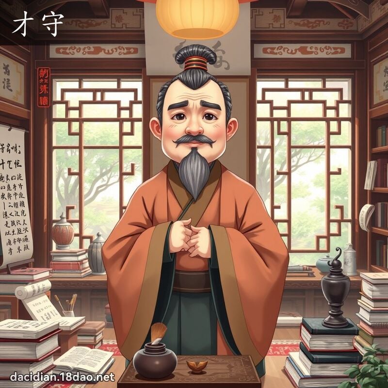 才守 - 國語大辭典配圖