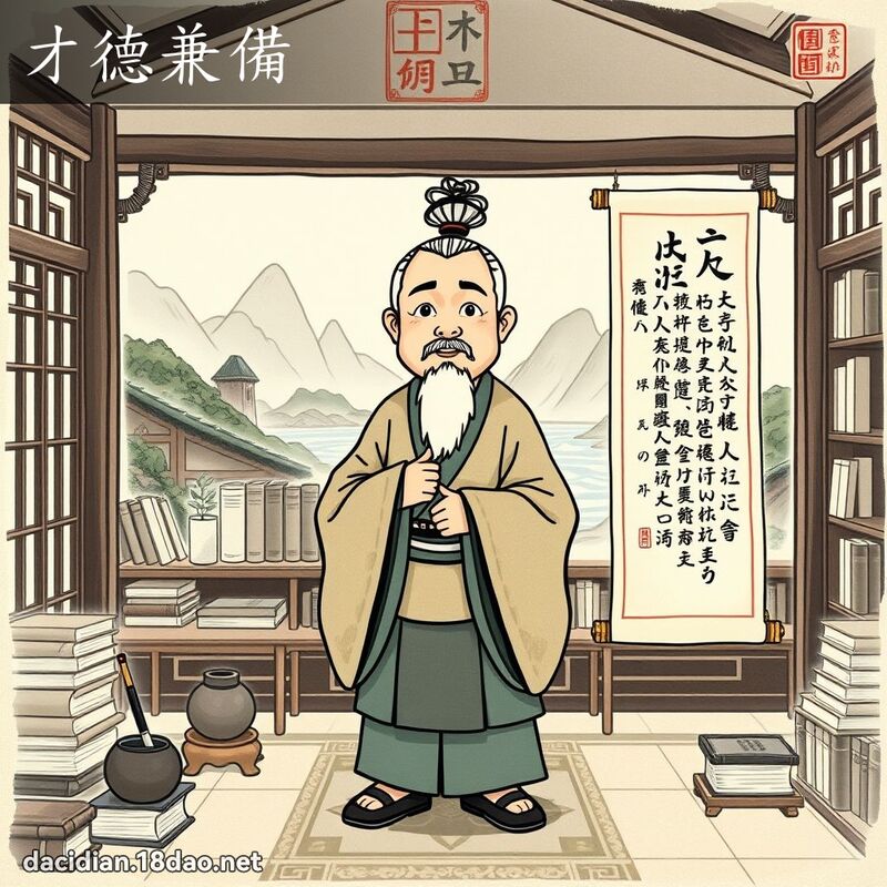 才德兼备 - 国语大辞典配图