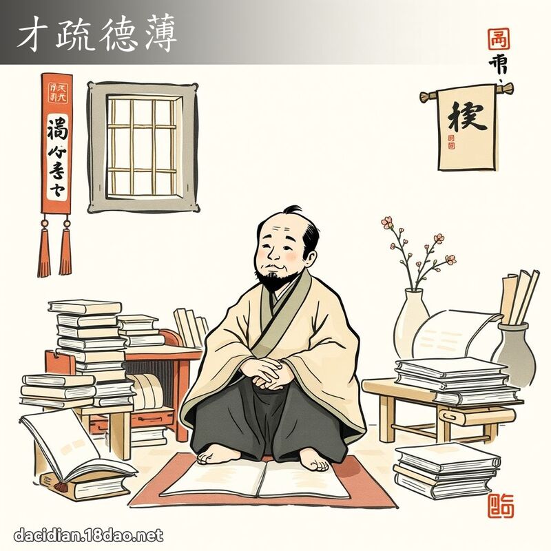 才疏德薄 - 國語大辭典配圖