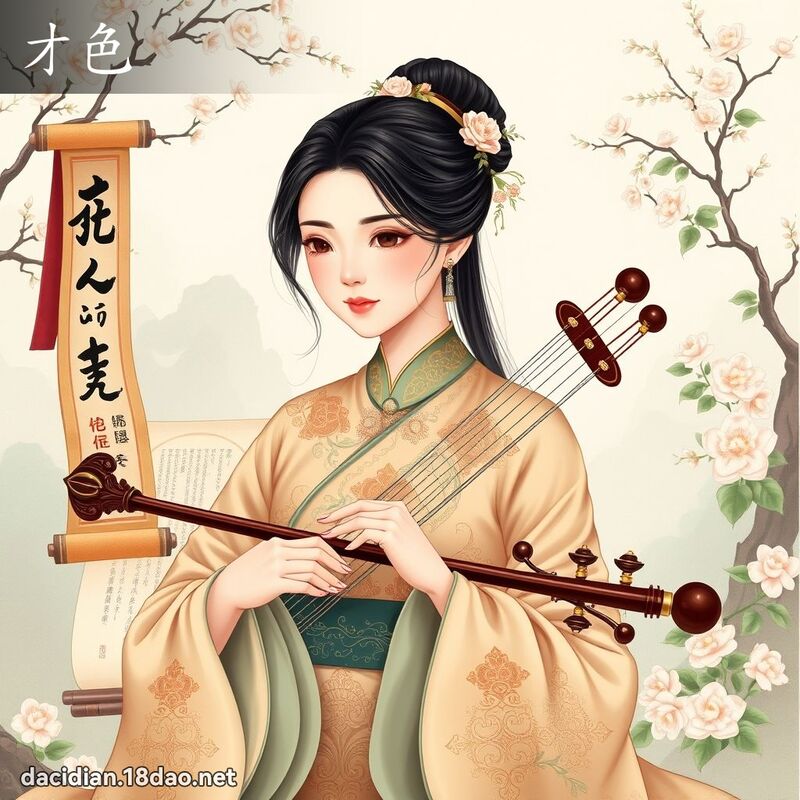 才色 - 國語大辭典配圖