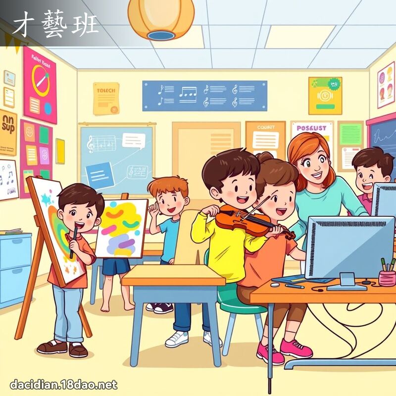 才艺班 - 国语大辞典配图