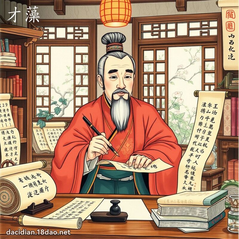 才藻 - 國語大辭典配圖