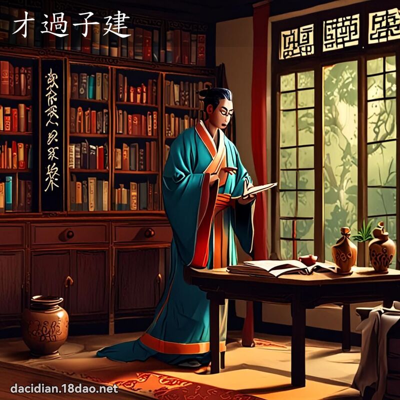 才过子建 - 国语大辞典配图