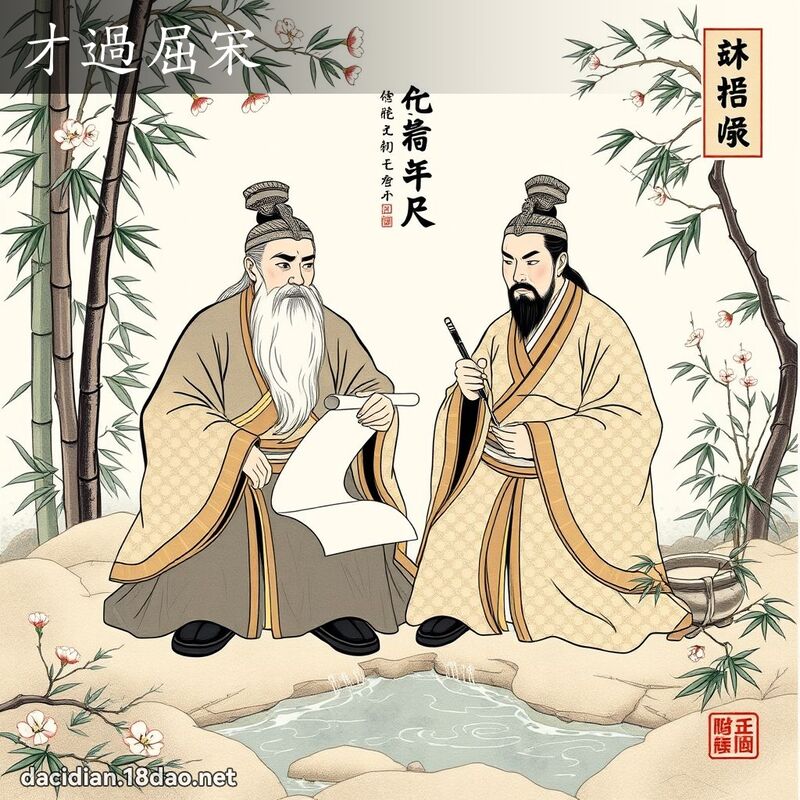 才过屈宋 - 国语大辞典配图