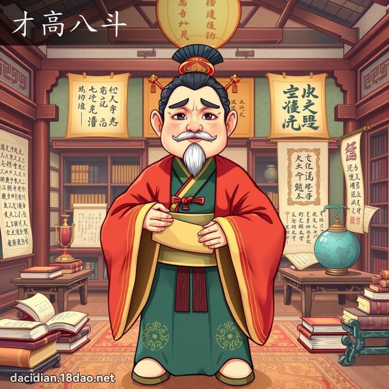 才高八斗 - 國語大辭典配圖