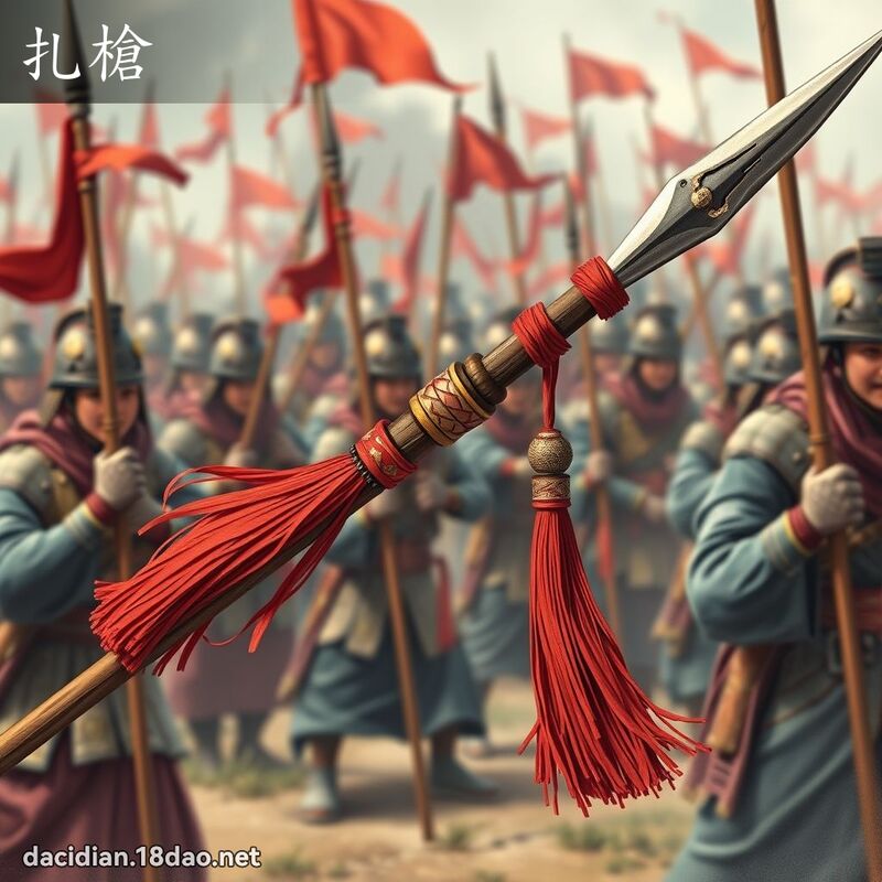 扎枪 - 国语大辞典配图