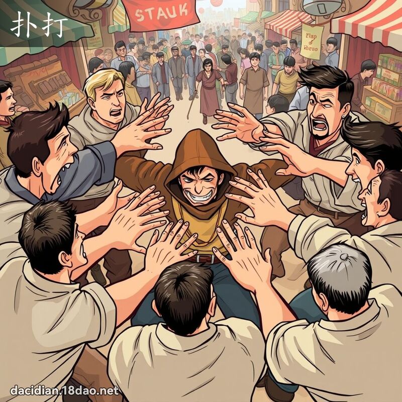 扑打 - 国语大辞典配图