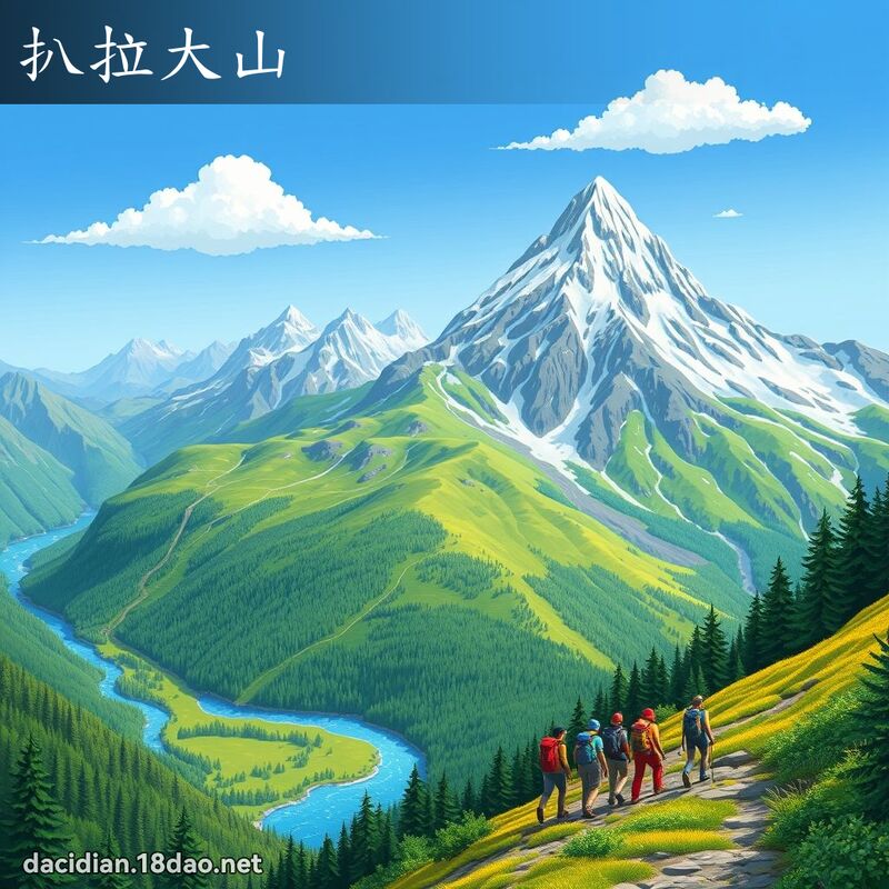 扒拉大山 - 國語大辭典配圖