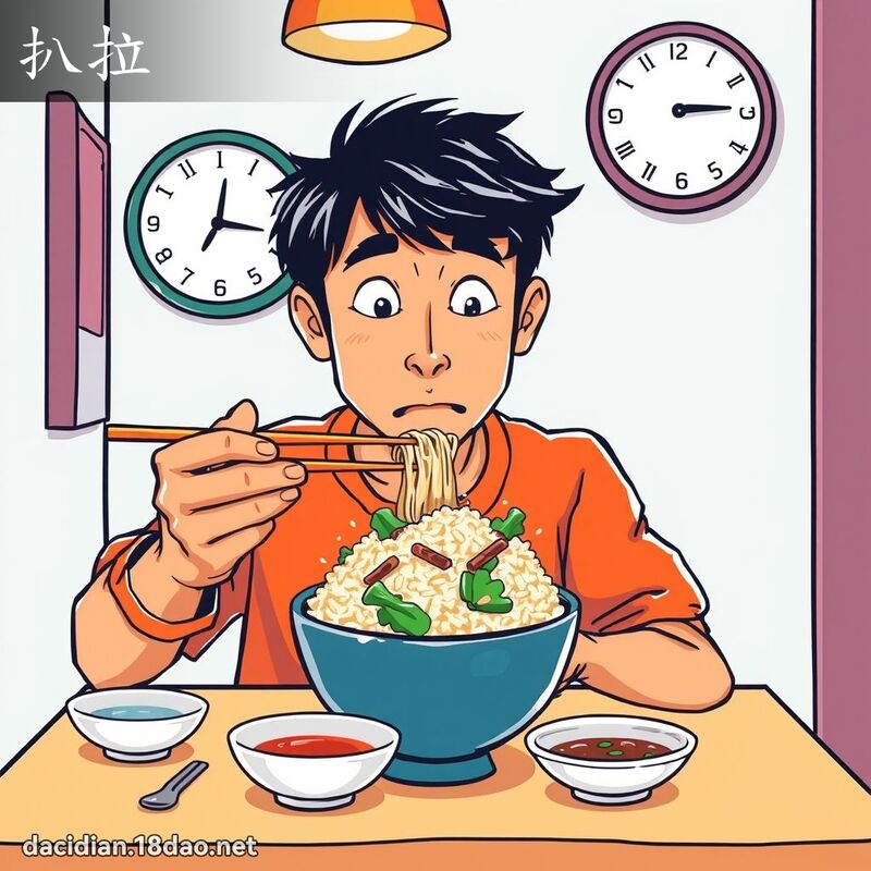 詞語: 扒拉 (多意詞)