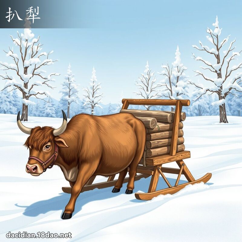 扒犁 - 国语大辞典配图