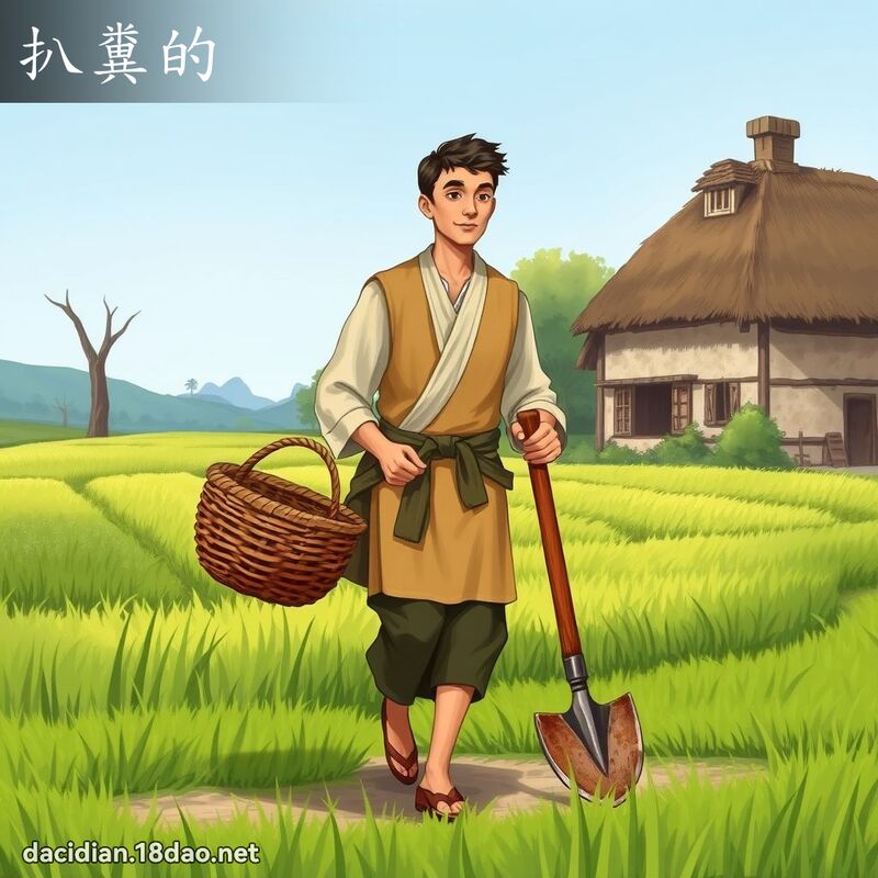 扒糞的 - 國語大辭典配圖