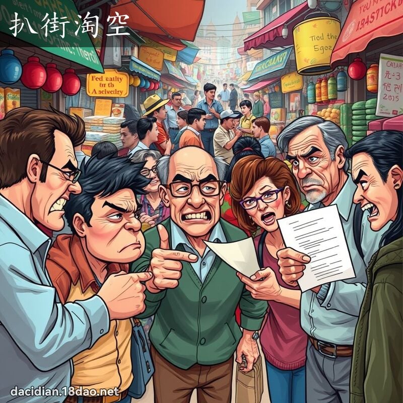 扒街淘空 - 國語大辭典配圖