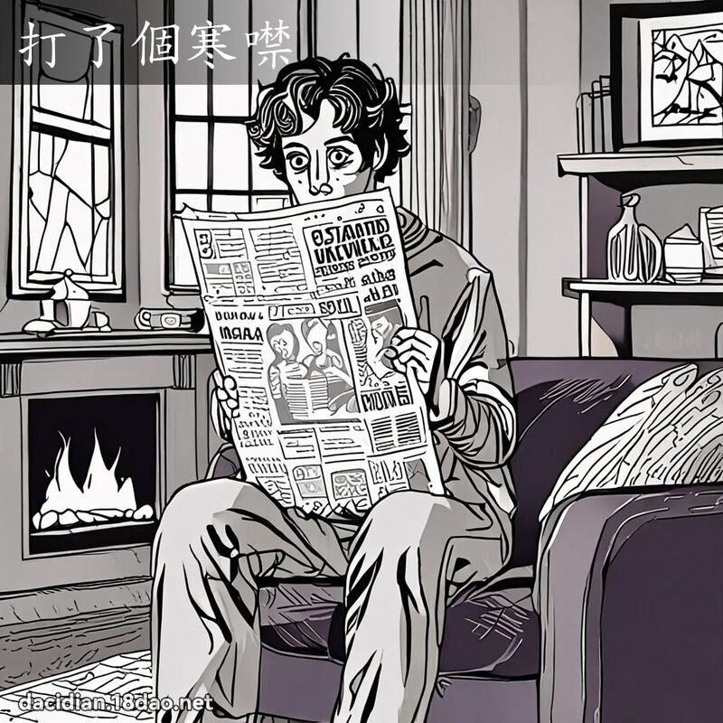 打了個寒噤 - 國語大辭典配圖