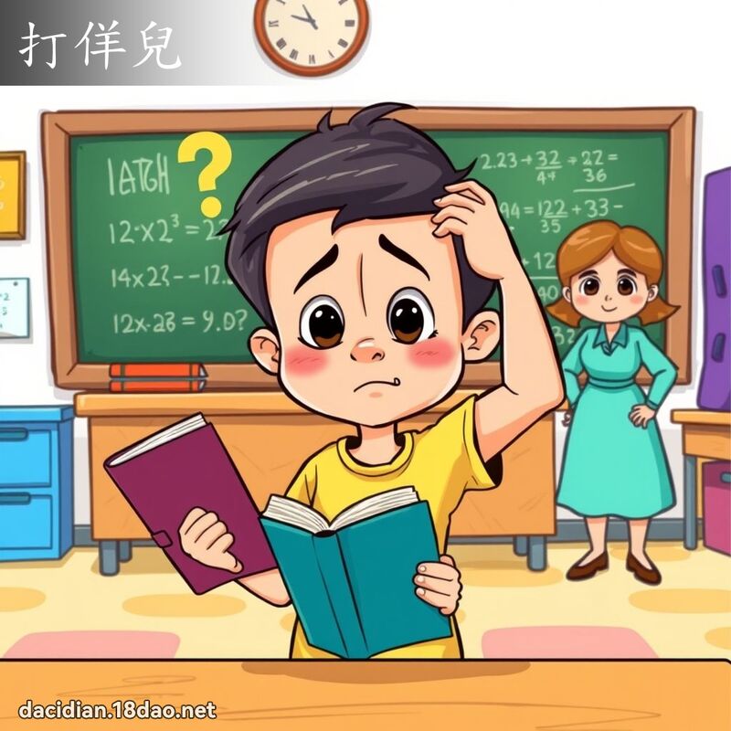 打佯兒 - 國語大辭典配圖