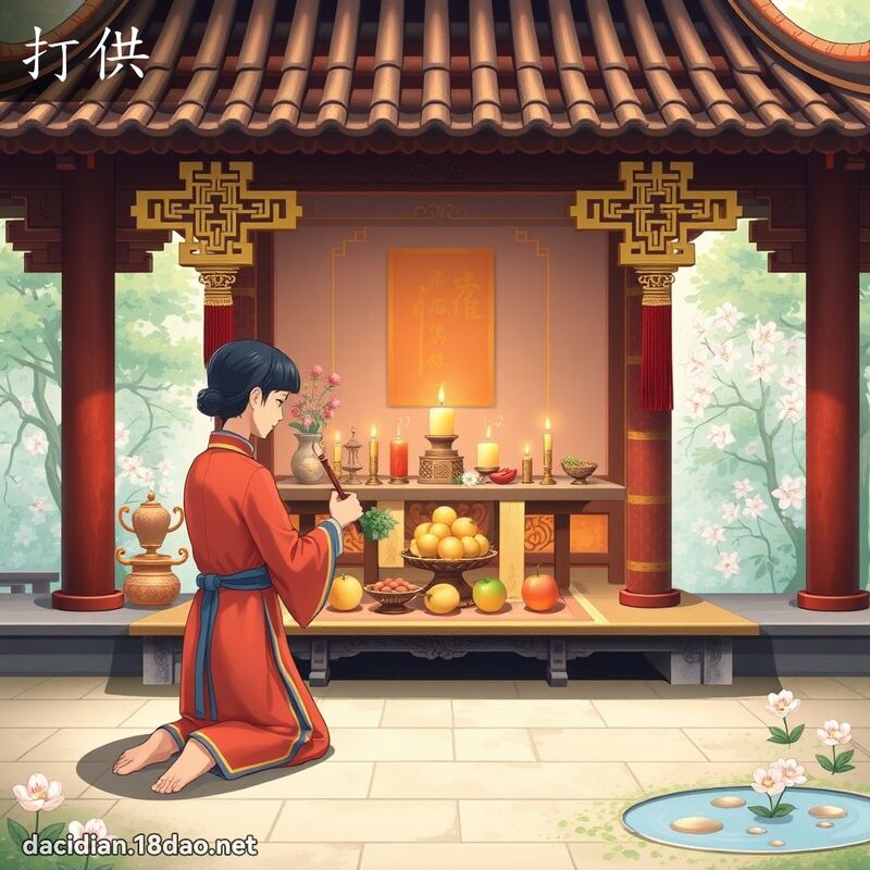 打供 - 国语大辞典配图